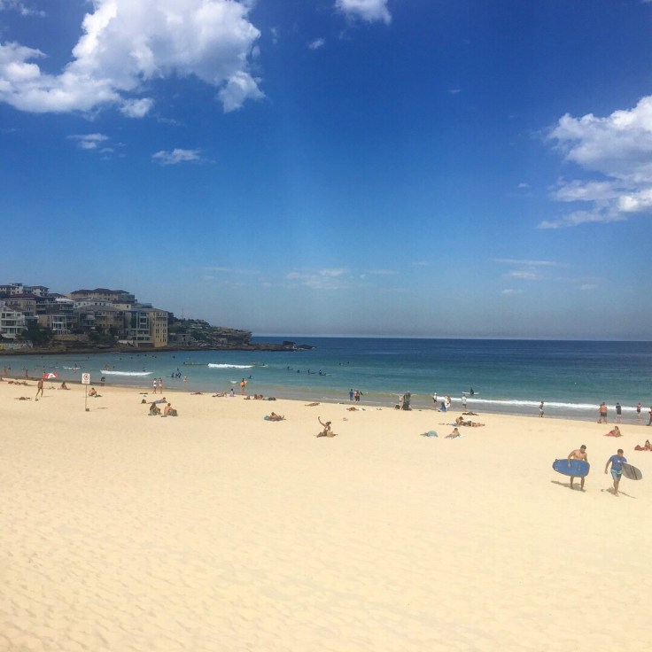 The tour finishes up at Bondi Beach