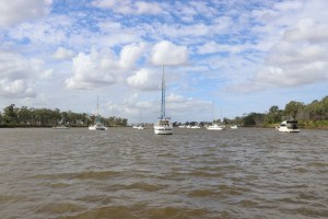 Boats on the Fitzroy River, Rockhampton