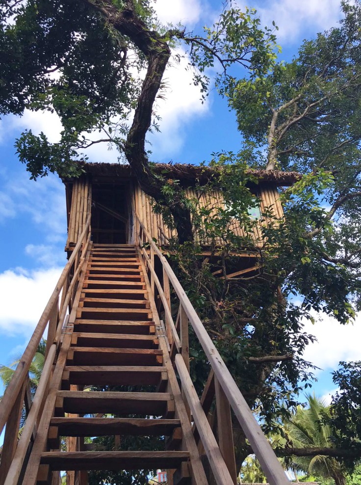 Tree house at Yasur View Lodge