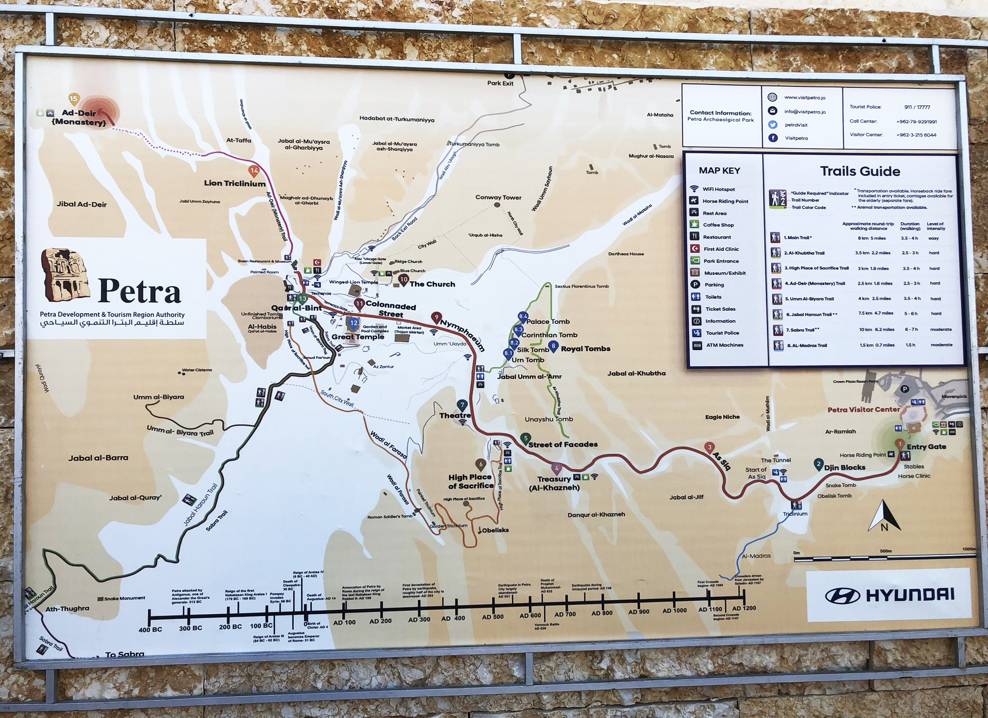 Petra map